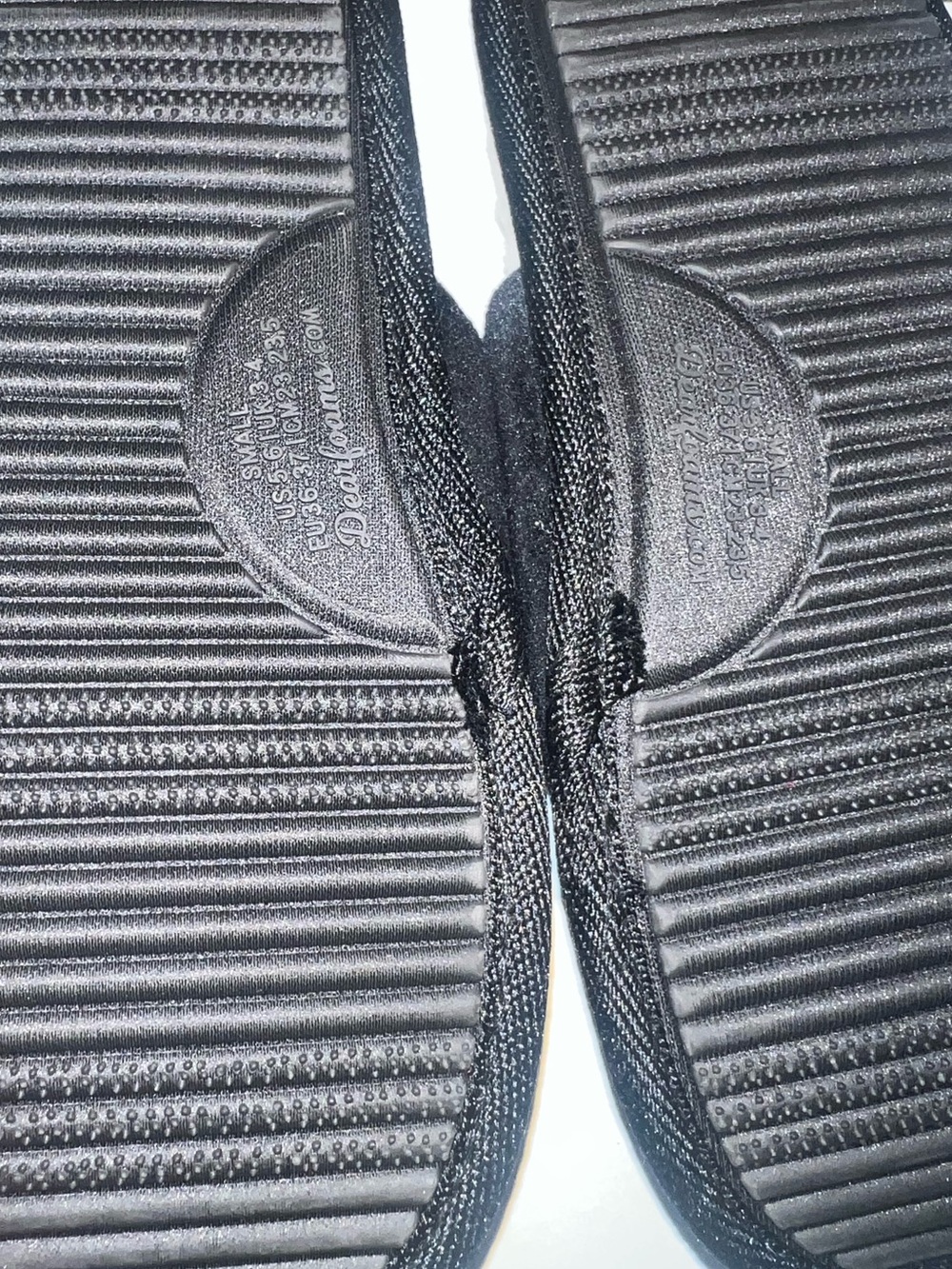 Womens Black Ghost Slip-On One-Piece Slippers - Picture 4 of 5